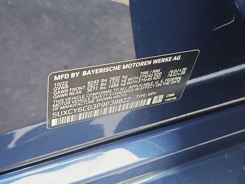 Certified 2023 BMW X6 xDrive40i w/ M Sport Package image 27