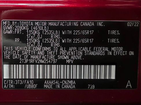 Used 2022 Toyota RAV4 XLE w/ Convenience Package AWD/4WD image 43