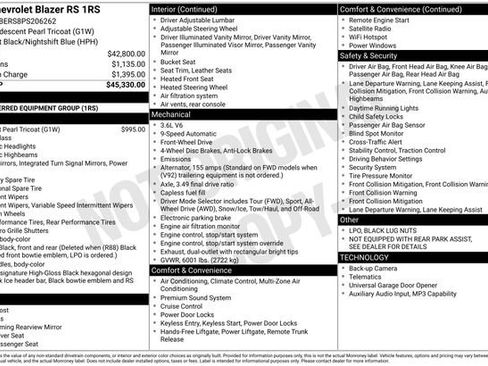 Certified 2023 Chevrolet Blazer RS image 4