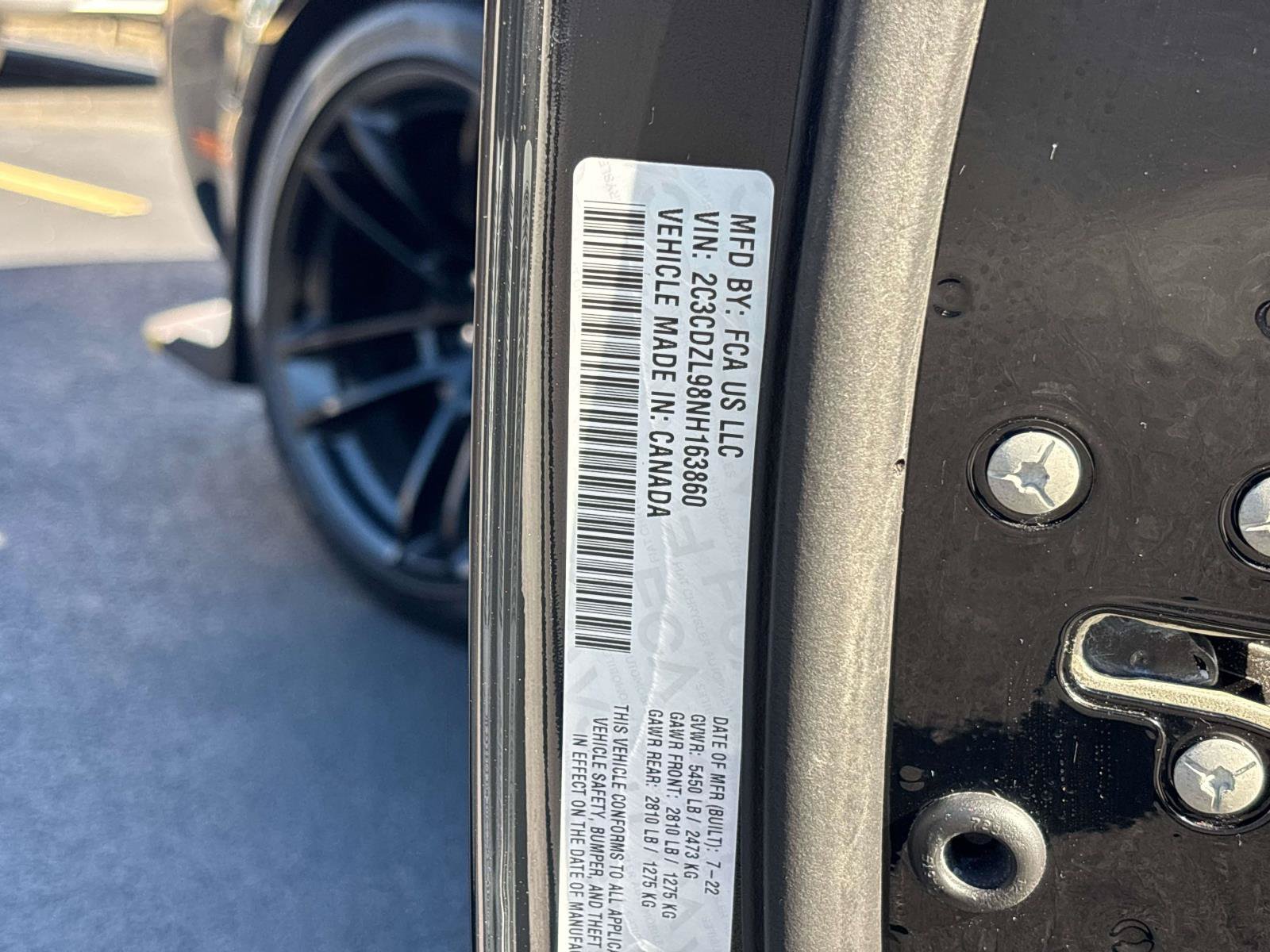 Used 2022 Dodge Challenger SRT Hellcat RWD image 35