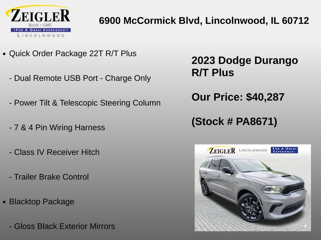Used 2023 Dodge Durango R/T AWD/4WD image 24