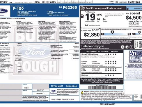 Used 2024 Ford F150 XLT w/ Equipment Group 302A MID image 38