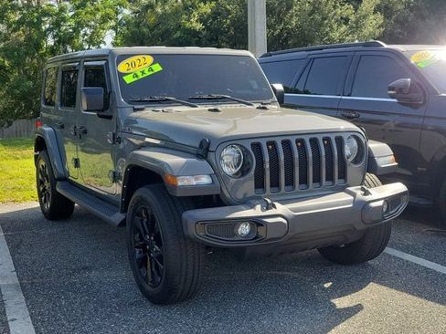 Used 2022 Jeep Wrangler Unlimited Sahara AWD/4WD image 1