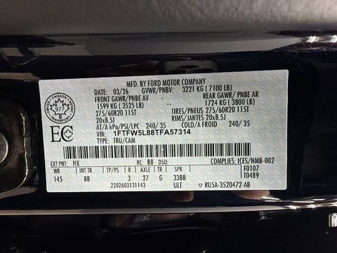 Used 2026 Ford F150 Lariat AWD/4WD image 46