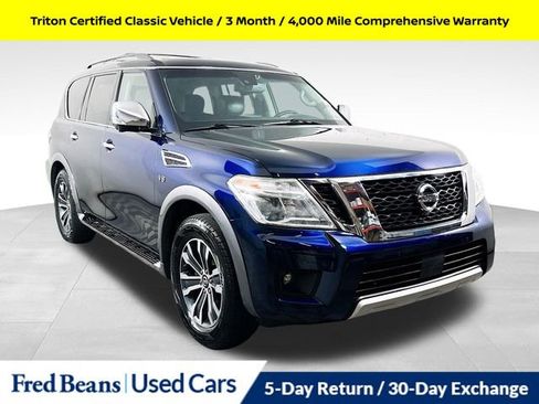 Used 2017 Nissan Armada Platinum w/ Captain Seat Package image 1