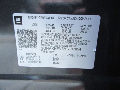Used 2021 Chevrolet Equinox LS w/ LPO, Floor Liner Package FWD image 49