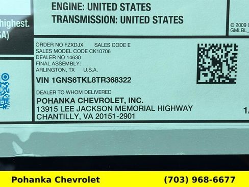 New 2026 Chevrolet Tahoe High Country w/ Sun And Tow Package AWD/4WD image 33