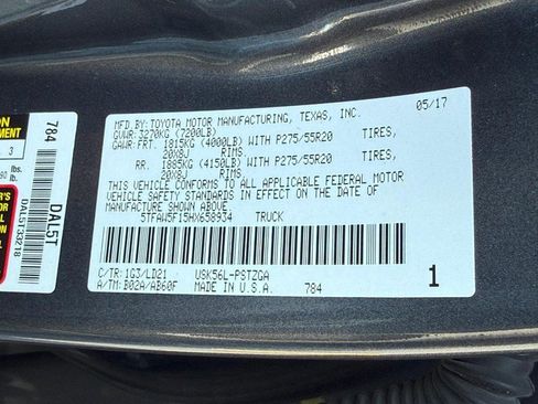 Used 2017 Toyota Tundra 1794 Edition AWD/4WD image 33