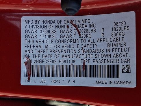 Used 2020 Honda Civic Sport image 25