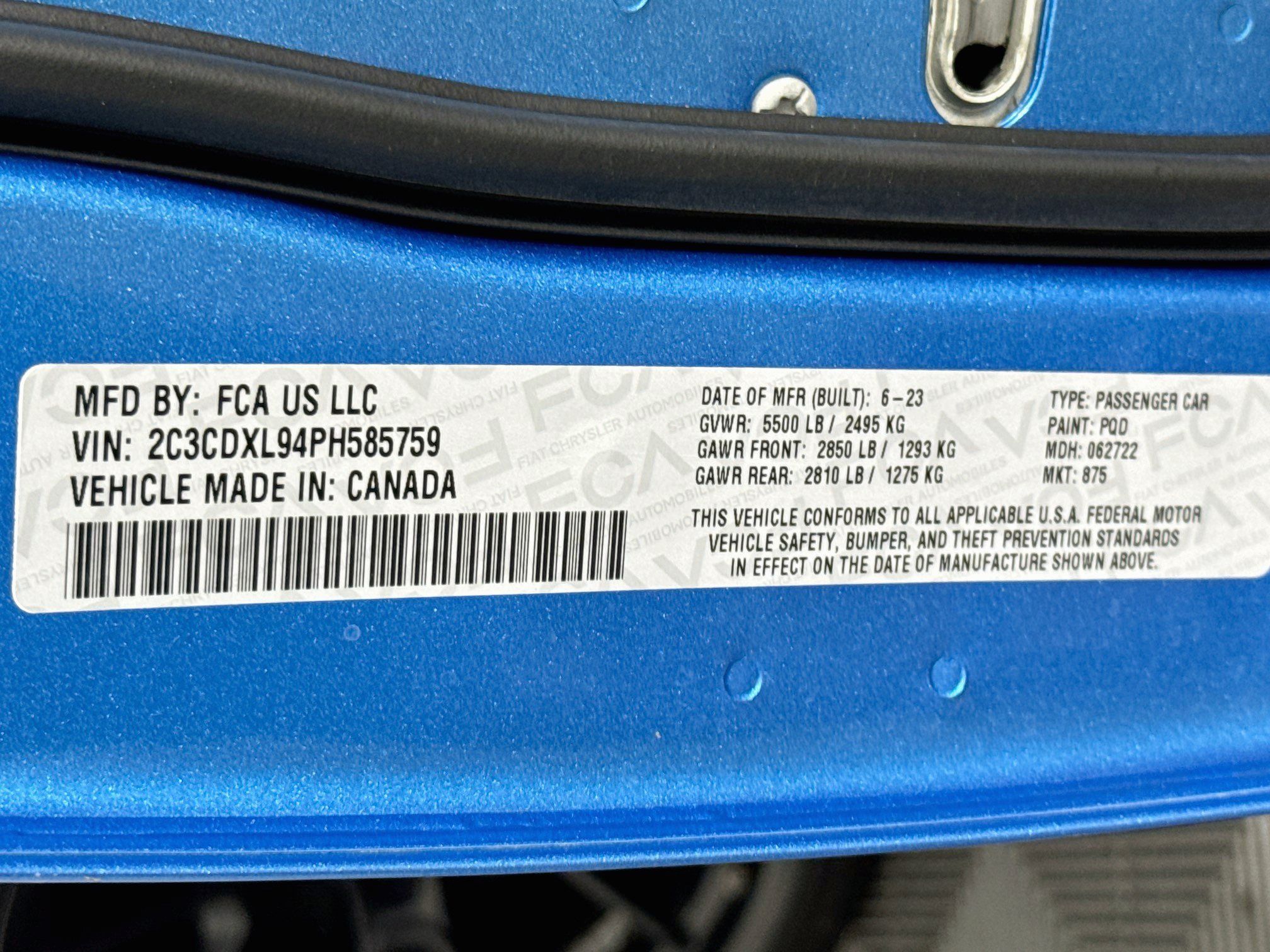 Used 2023 Dodge Charger SRT Hellcat RWD image 71