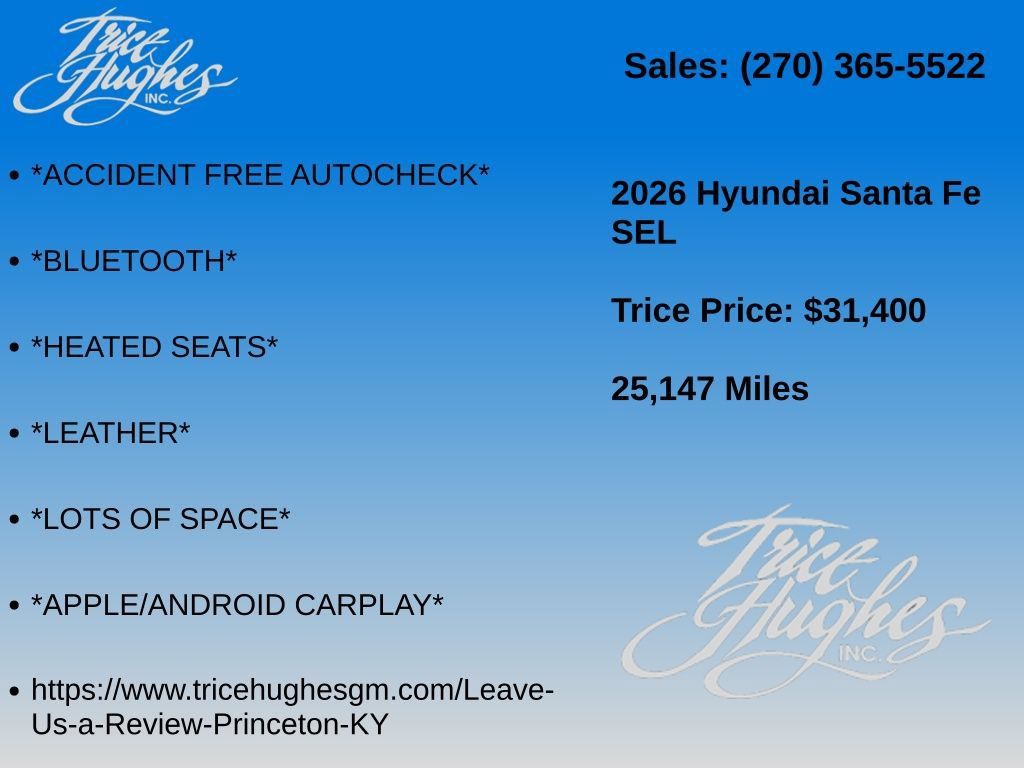 Used 2026 Hyundai Santa Fe SEL AWD/4WD image 7
