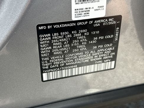 Used 2026 Volkswagen Atlas SEL Premium R-Line AWD/4WD image 43