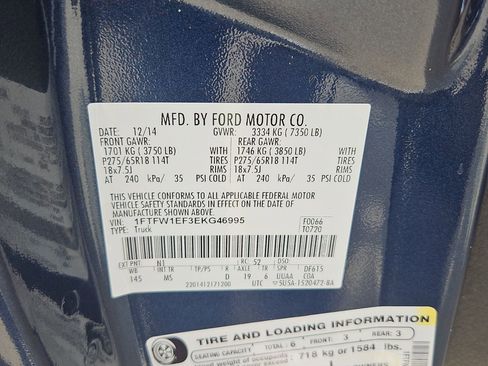 Used 2014 Ford F150 XLT w/ Equipment Group 302A Luxury image 47