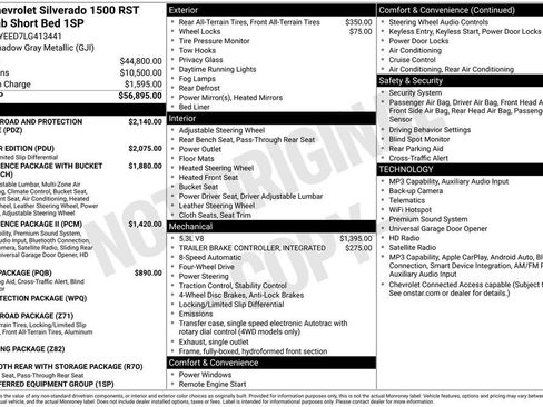 Certified 2020 Chevrolet Silverado 1500 RST AWD/4WD image 10