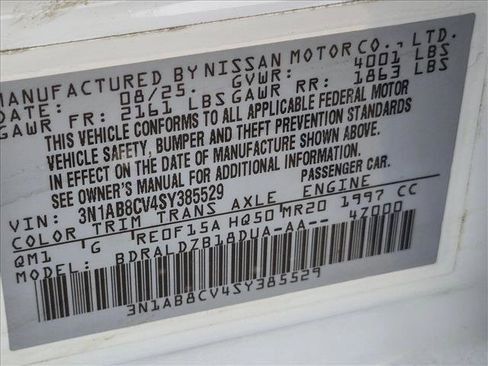 Used 2025 Nissan Sentra SV FWD image 20
