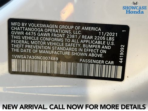 Used 2022 Volkswagen Passat 2.0T SE FWD image 14