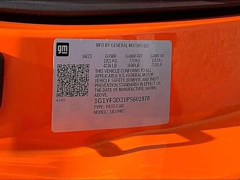 Used 2023 Chevrolet Corvette Z06 w/ Stealth Interior Trim Package RWD image 18