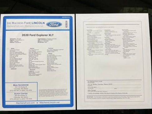 Used 2020 Ford Explorer XLT w/ Equipment Group 202A image 5