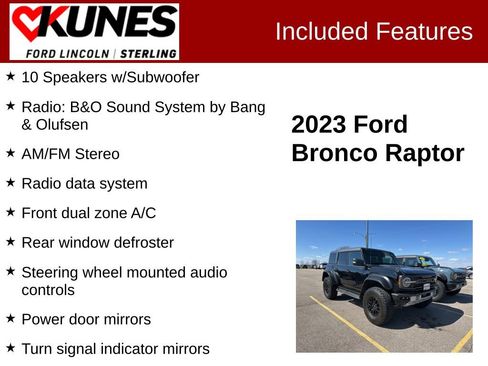 Used 2023 Ford Bronco Raptor image 2