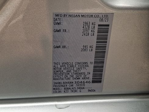 Used 2024 Nissan Altima 2.5 SV FWD image 27