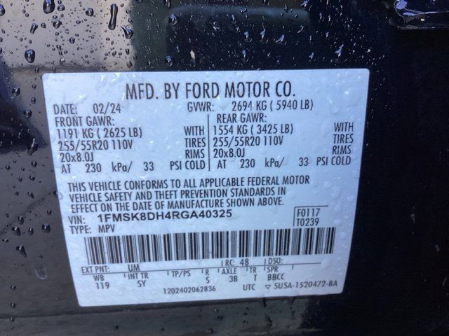 Used 2024 Ford Explorer XLT w/ Equipment Group 202A AWD/4WD image 38