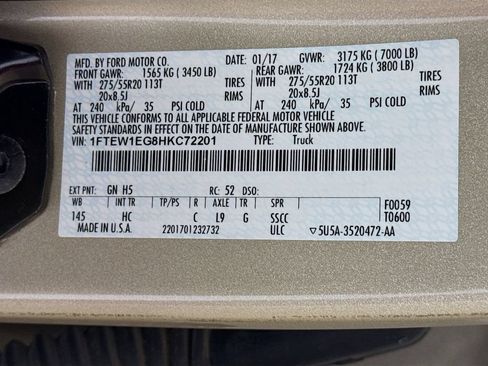 Used 2017 Ford F150 Lariat AWD/4WD image 41