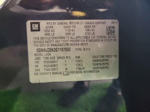 Used 2016 Chevrolet Equinox LT w/ Convenience Package image 33