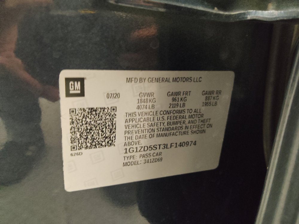Used 2020 Chevrolet Malibu LT w/ Leather Package FWD image 33