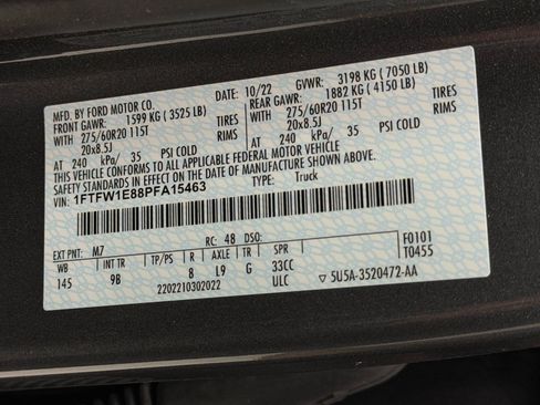 Used 2023 Ford F150 Platinum w/ Equipment Group 701A High AWD/4WD image 25