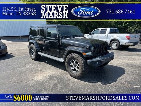 Used 2021 Jeep Wrangler Unlimited Sahara AWD/4WD image 1