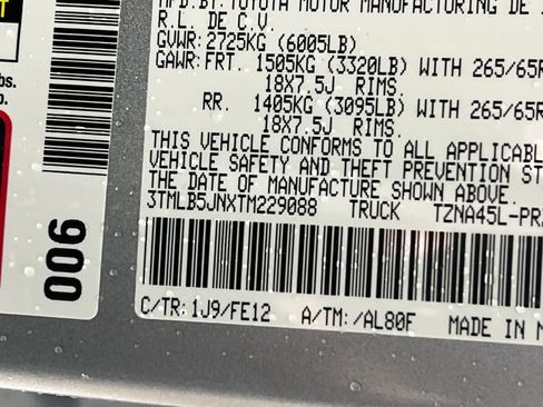 Certified 2026 Toyota Tacoma TRD Sport AWD/4WD image 27