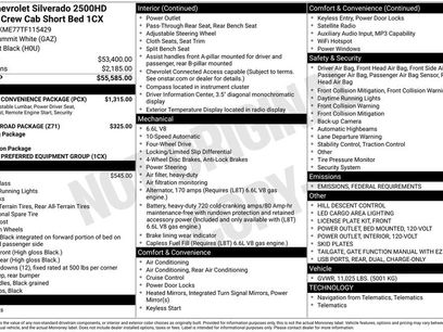 New 2026 Chevrolet Silverado 2500 Custom w/ Custom Convenience Package