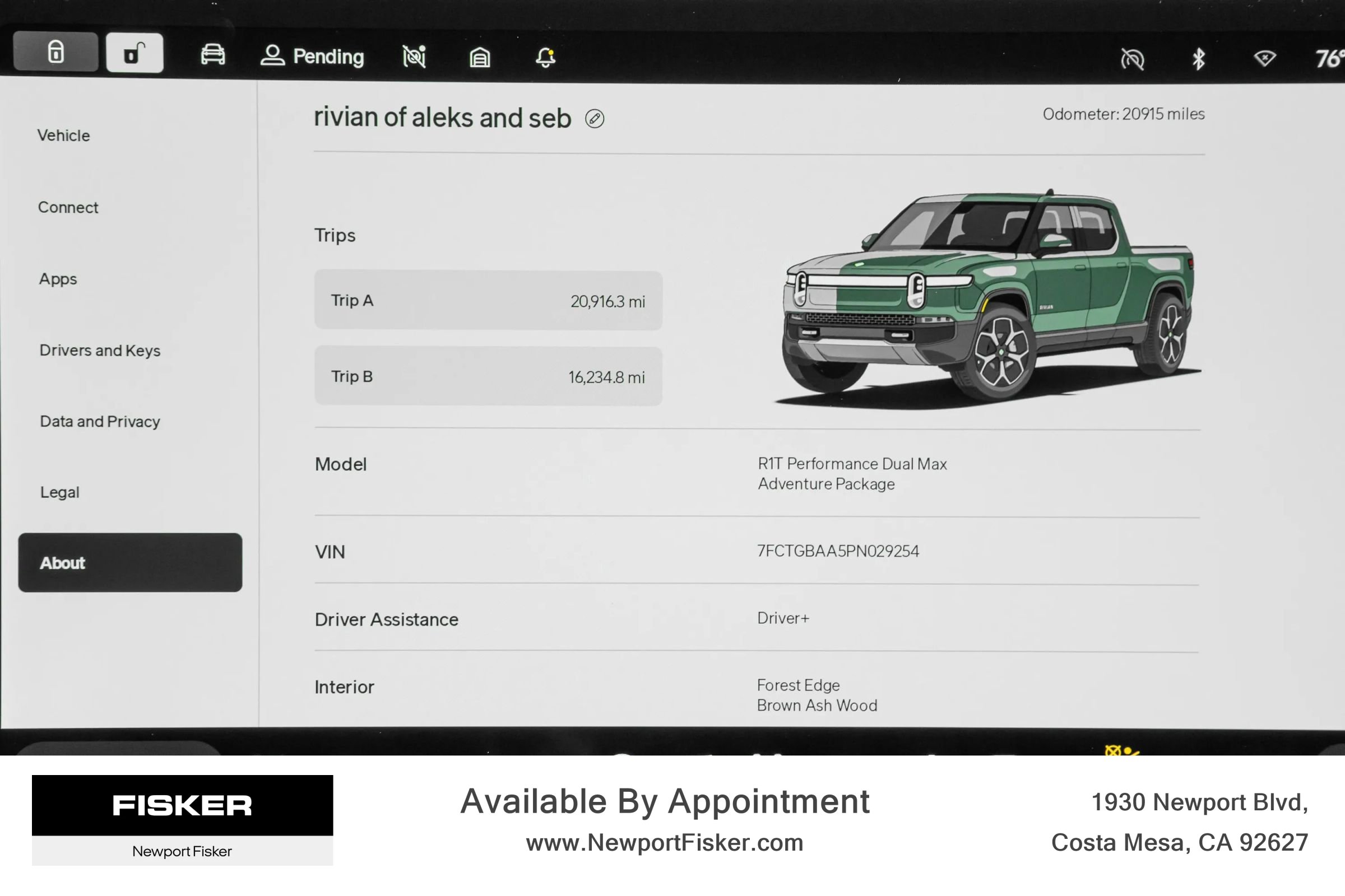 Used 2023 Rivian R1T AWD Adventure Dual image 23