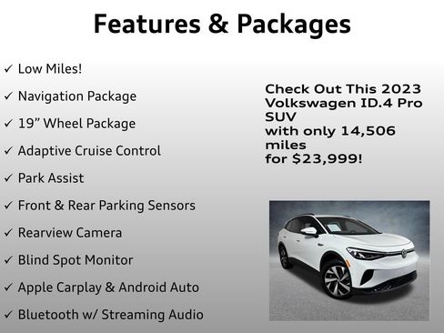 Used 2023 Volkswagen ID.4 Pro AWD/4WD image 4
