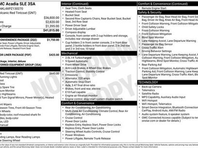 Used 2023 GMC Acadia SLE w/ Driver Convenience Package