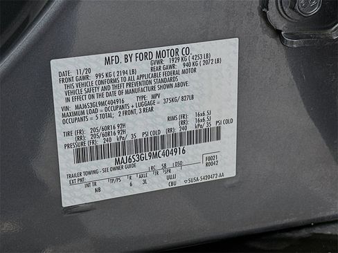 Used 2021 Ford EcoSport SE w/ SE Convenience Package image 31