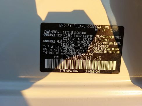 Certified 2023 Subaru Crosstrek 2.5i Limited w/ Moonroof Package image 34