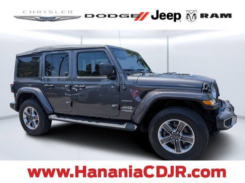 Used 2022 Jeep Wrangler Unlimited Sahara w/ Safety Group AWD/4WD image 1