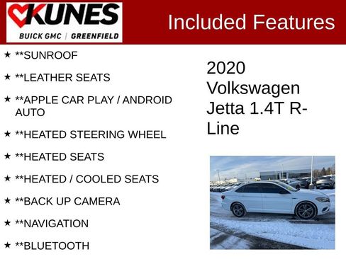 Used 2020 Volkswagen Jetta R-Line w/ R-Line Cold Weather Package image 2