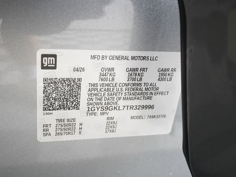 Used 2026 Cadillac Escalade Platinum Sport w/ LPO, Floor Liner Package AWD/4WD image 40