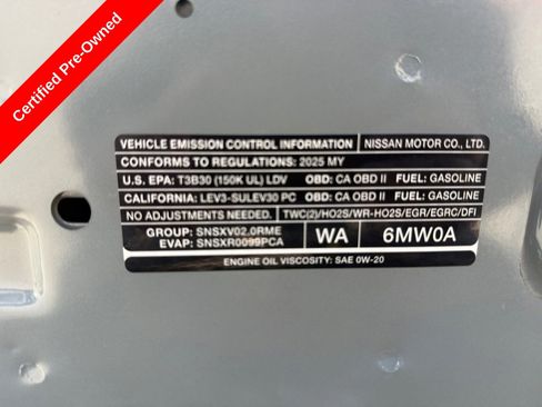 Certified 2025 Nissan Sentra SR image 35