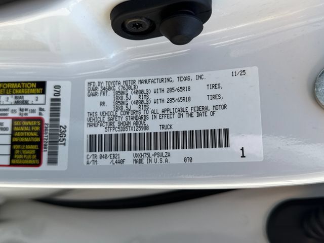 Certified 2026 Toyota Tundra TRD Pro AWD/4WD image 27