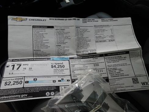 Used 2019 Chevrolet Silverado 1500 W/T RWD image 43
