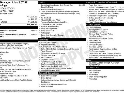 Used 2023 Volkswagen Atlas SE w/ Black Wheel Package AWD/4WD image 9