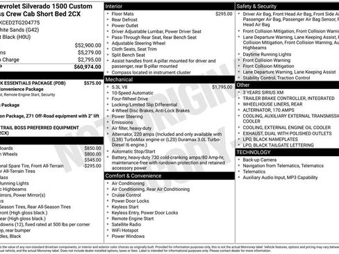 New 2026 Chevrolet Silverado 1500 Custom Trail Boss w/ LPO, Dark Essentials Package image 4