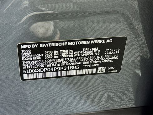 Used 2023 BMW X3 sDrive30i w/ Convenience Package RWD image 38