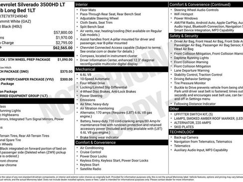Used 2026 Chevrolet Silverado 3500 LT AWD/4WD image 40