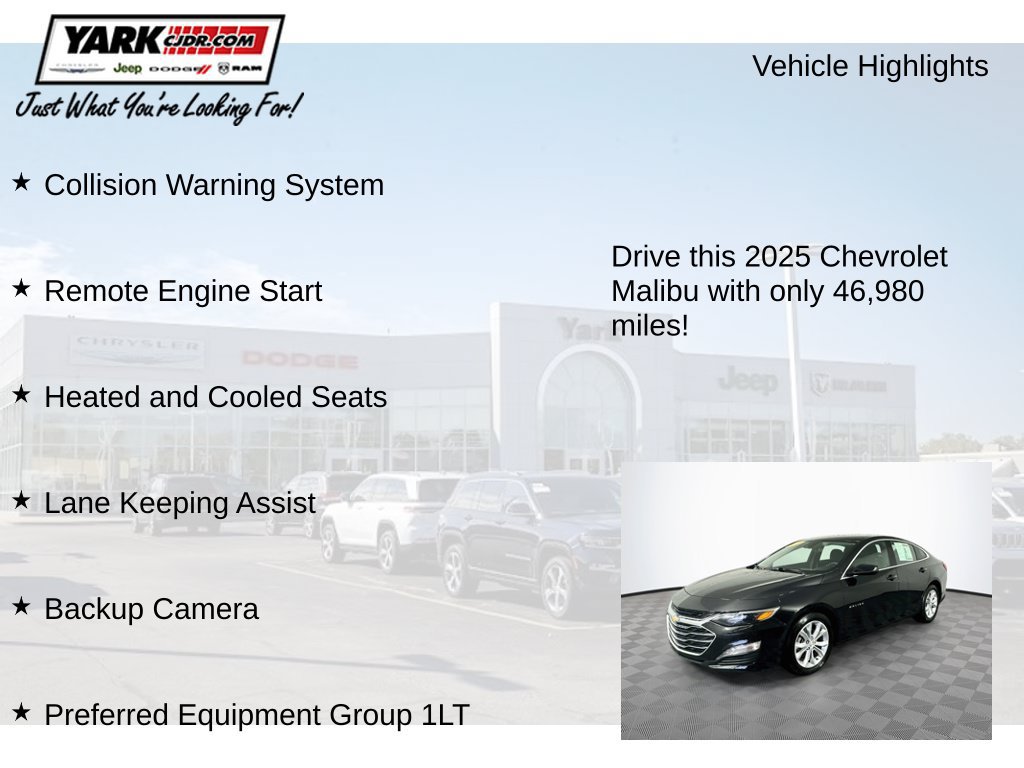 Used 2025 Chevrolet Malibu LT FWD image 7