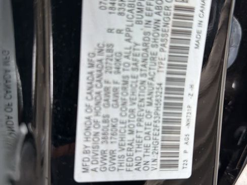 Used 2023 Honda Civic Sport image 21