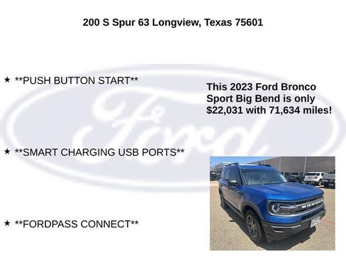 Used 2023 Ford Bronco Sport Big Bend AWD/4WD image 10
